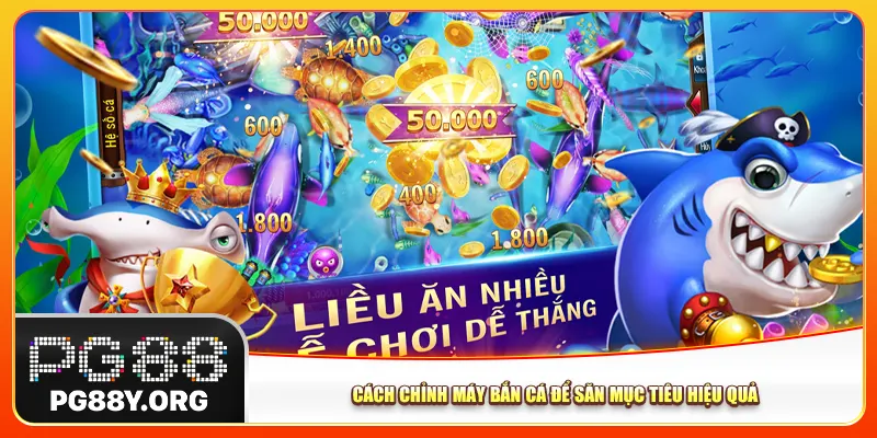 Cách chỉnh máy bắn cá để săn mục tiêu hiệu quả Cách chỉnh máy bắn cá để săn mục tiêu hiệu quả